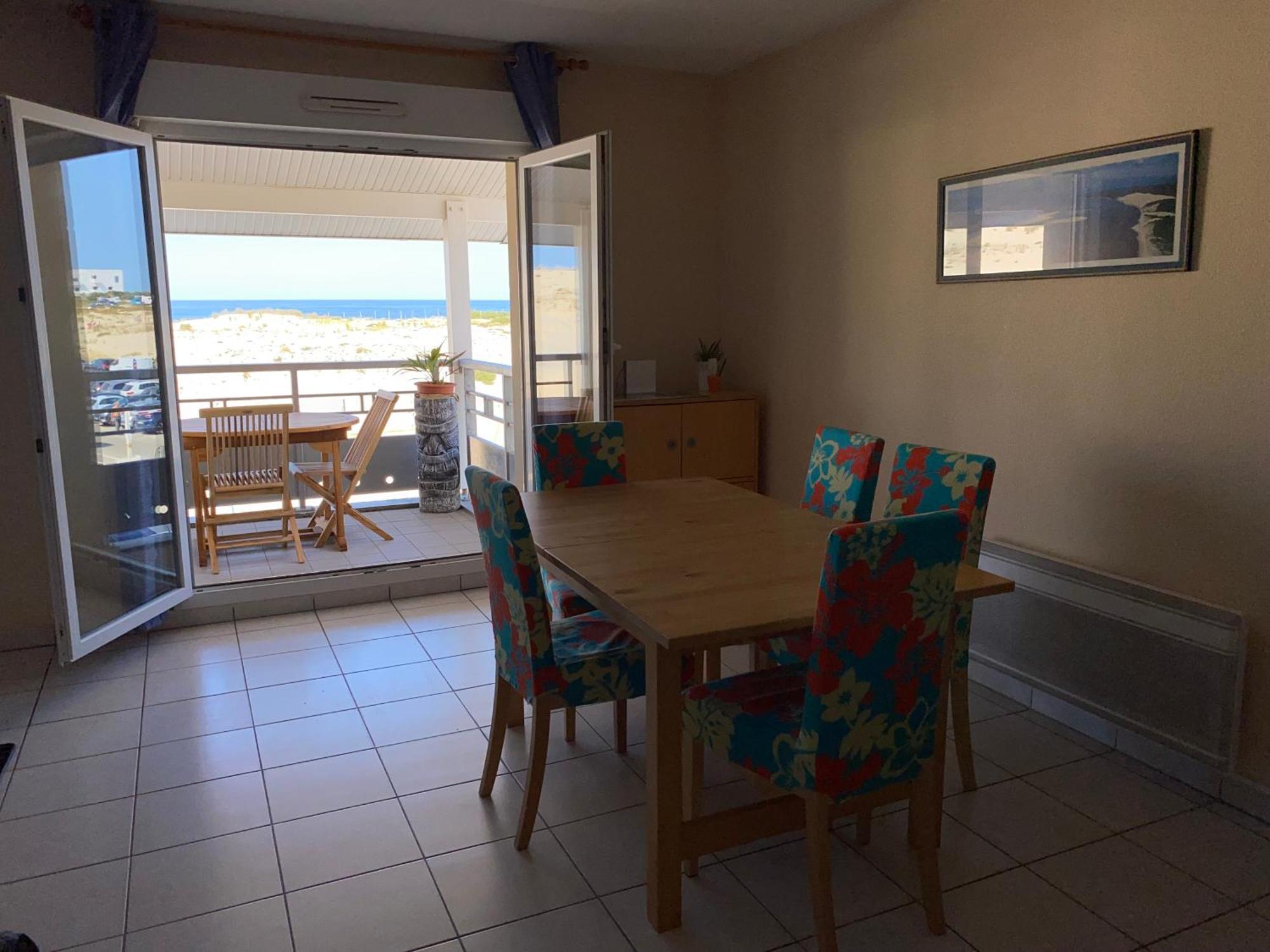 Appartamento Océanis face océan Biscarrosse-Plage Esterno foto